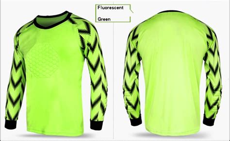 Child Adult Soccer Goalkeeper Jersey Set Sponge Protector Can Customized Goalkeeper Uniform Suit ...