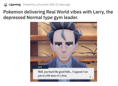 Real World Larry | Larry (Pokémon) | Know Your Meme