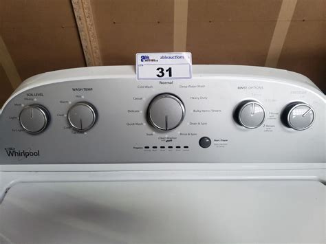 WHIRLPOOL WASHER MODEL WTW5000DW1 - Able Auctions