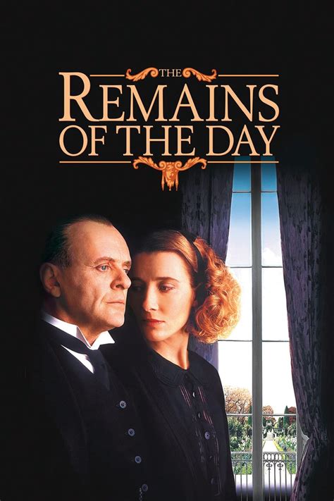 The Remains of the Day (1993) - Posters — The Movie Database (TMDB)