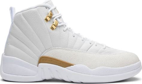 Nike Air Jordan 12 XII Retro OVO White Gold Wings Men Basketball Shoes ...