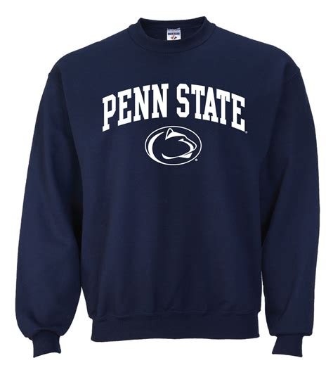 Penn State Crew Neck Sweatshirt Arching Over Lion Navy Nittany Lions (PSU)