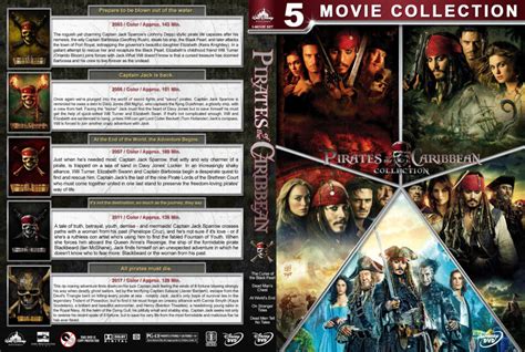 Pirates of the Caribbean: Complete Movie Collection dvd cover (2003 ...