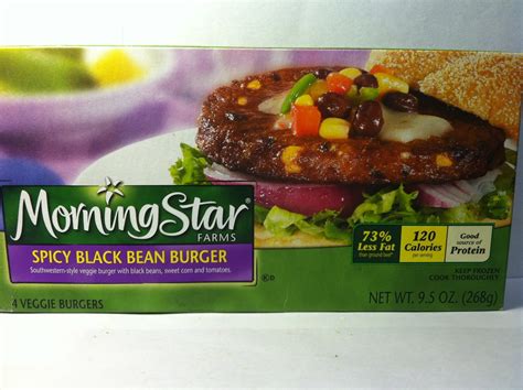 Crazy Food Dude: Review: MorningStar Farms Spicy Black Bean Veggie Burgers