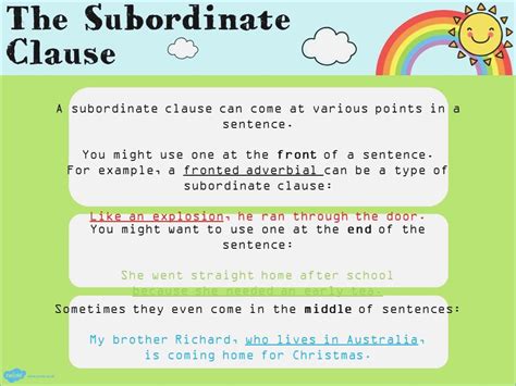 What Is An Adverb Subordinate Clause - slideshare