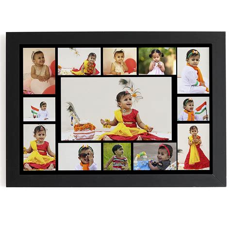 Collage Photo Frames for Kids 12 Months Birthday 1 Year Baby (13 Photos) - DazzlingKart