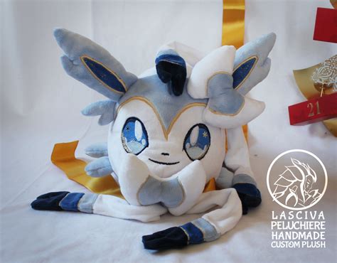 Ice Sylveon custom plush by Peluchiere on DeviantArt