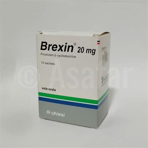 BREXIN, 20 mg, 10 sach – Fiche médicament