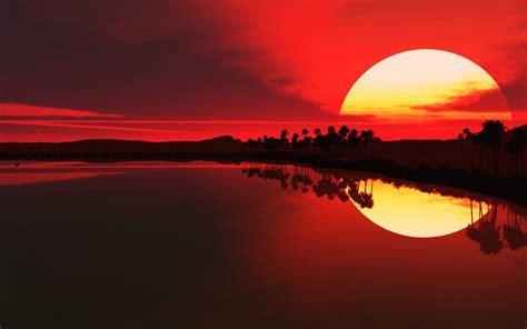 wallpaper-best-size: Red Sunset wallpaper