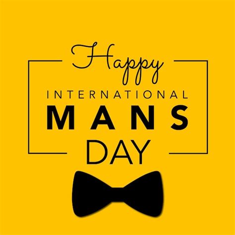 Premium Vector | International men's day theme