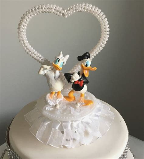 Donald and Daisy Duck Wedding Cake Topper Cake Decoration | Etsy ...