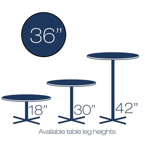 36" Round Cocktail Table - A1 Party Rental