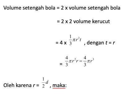 Volume Bola - Matematika Kelas 9 - Cara Menghitung dan Contoh Soal - Quipper Blog