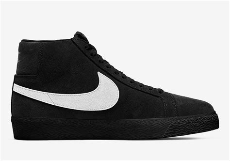 Nike SB Blazer Mid Black Suede 864349-007 Release Date - SBD