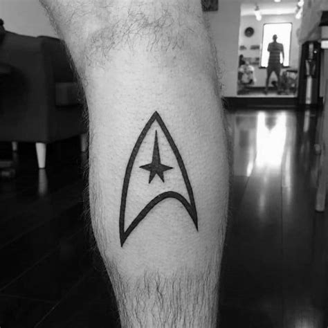 50 Star Trek Tattoo Designs for Men | Star trek tattoo, Tattoos for black skin, Tattoo designs men