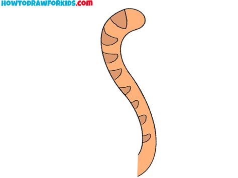 How to Draw a Cat Tail - Easy Drawing Tutorial For Kids