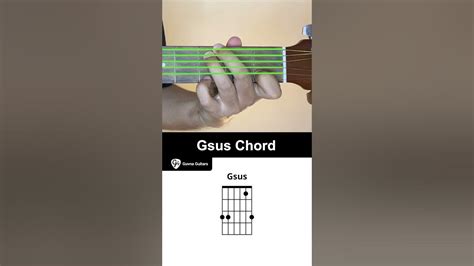 How To Play The Gsus Chord On Guitar - Guvna Guitar - YouTube