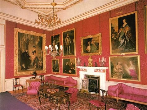 The Red Drawing Room - Blenheim Palace - Oxfordshire - England ...