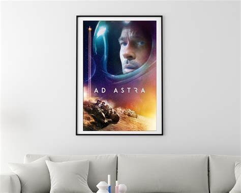 Ad Astra 2019 Movie Film Poster Print 24x36 Home Decor | Etsy