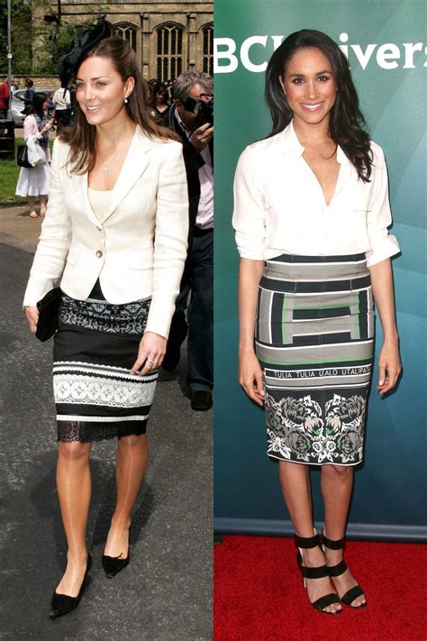 Meghan Markle and Kate Middleton Are Fashion Twins - Kate and Meghan ...