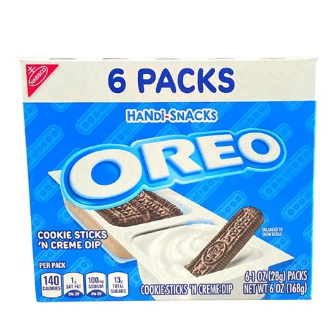 Handi-Snacks Oreo Cookie Sticks 'N Creme Dips - 6oz | Candy Funhouse