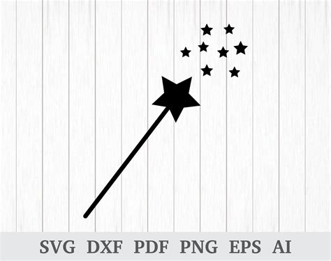 Magic Wand SVG Wand SVG Fairy Wand SVG Fairy Svg - Etsy Singapore