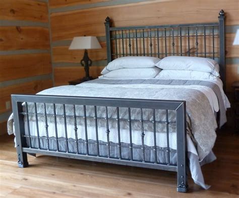 Wrought Iron Bed For Comfort Sleep | Steel bed design, Iron bed frame, Bed frame design