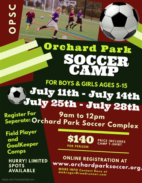 Orchard Park Soccer Club » OPSC Summer Camp 2022