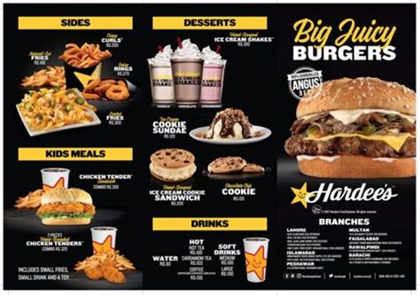 Hardee’s Faisalabad Menu Prices Contact Number Location Deals Address