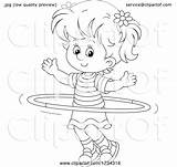 Hula Hoop Coloring Pages Colorare Da Hop Disegno Template Cent  sketch template