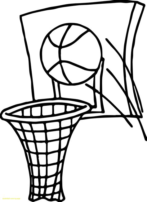 Basketball Goal Drawing | Free download on ClipArtMag