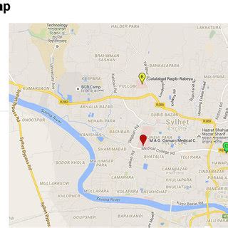 Sylhet City Map. Source: Google Maps 2016 | Download Scientific Diagram