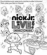 Nick Jr Coloring Pages Printable sketch template