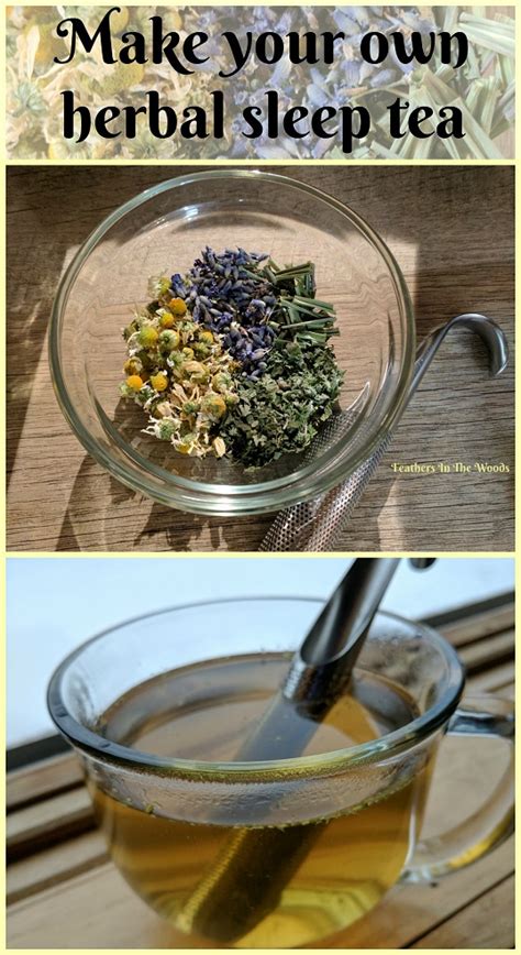 How to make herbal sleep tea - Feathers in the woods