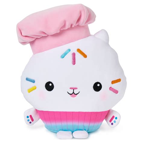 Gabby’s Dollhouse, 14-inch Cakey Cat Huggable Plush - Walmart.com