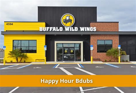 BDubs Happy Hour 2023 - [Buffalo Wild Wings]