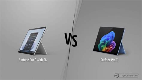 Surface Pro 9 with 5G vs. Surface Pro 11 - Detailed Specs Comparison