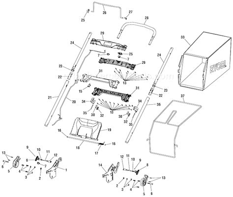 Ryobi 40v Lawn Mower Parts Diagram | Webmotor.org