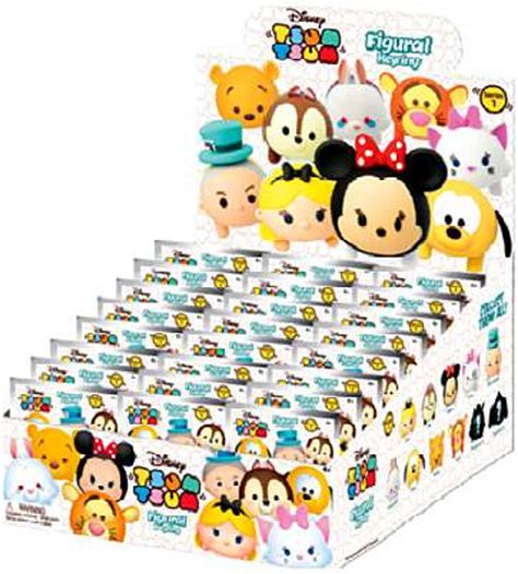 Disney 3D Figural Keyring Tsum Tsum Series 1 Mystery Box 24 Packs Monogram - ToyWiz