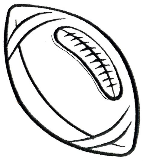 Football Outline Drawing at GetDrawings | Free download