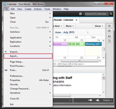 export lotus notes calendar – File Repair Tools