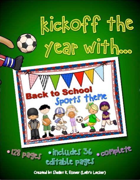 Back to School Sports Theme Mega Pack | School sports theme, Sports ...