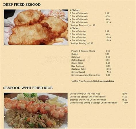 Menu at BLUE OCEAN FISH&CHIPS restaurant, Port Orchard