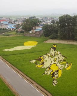 Roving Light TravelPhotoBlog: Rice Paddy Field Art