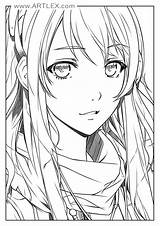 17 Anime Coloring Pages Free  Printable Artlex sketch template