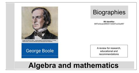 George Boole: the father of logic, bases digital electronics and the substrate of binary ...