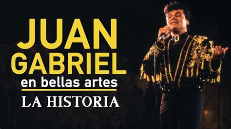 LA HISTORIA DE JUAN GABRIEL EN BELLAS ARTES (1990) - YouTube