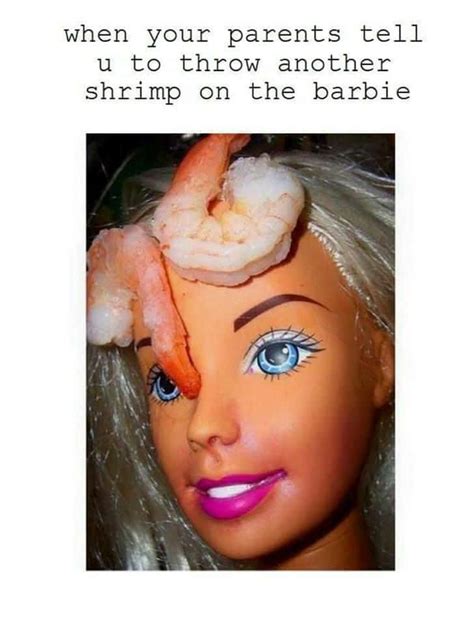 Download Funny Barbie Shrimp Face Picture | Wallpapers.com