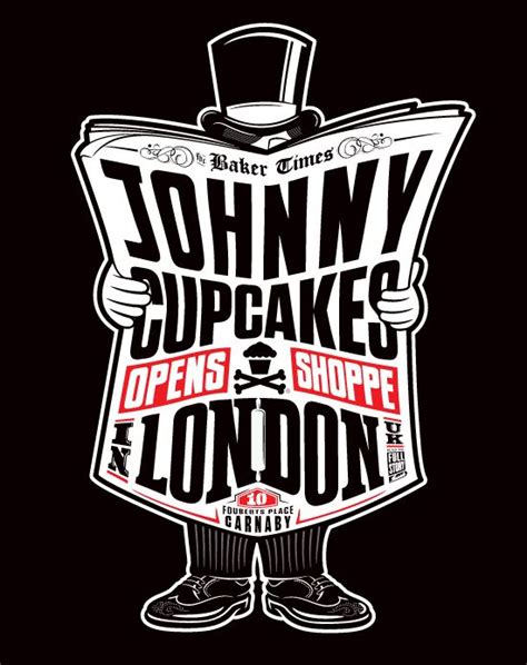 JOHNNY CUPCAKES - Christopher Monro DeLorenzo | Johnny cupcakes, Cupcake logo, Typography alphabet