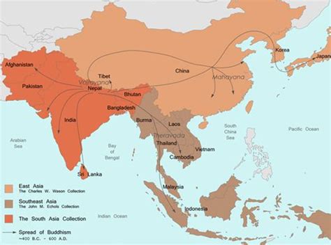 Map of the spread of Buddhism | Buddhism, Ancient india map, Black ...